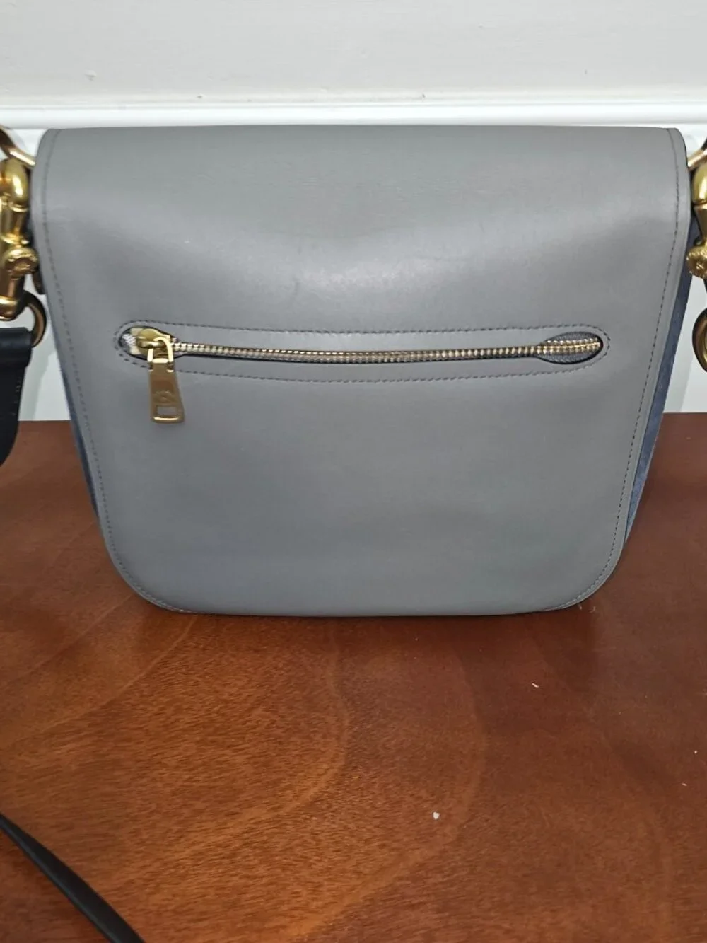 Coach x Rodarte Limited Edition Courier Bag Crossbody Grey Black 22752 MSPR $595